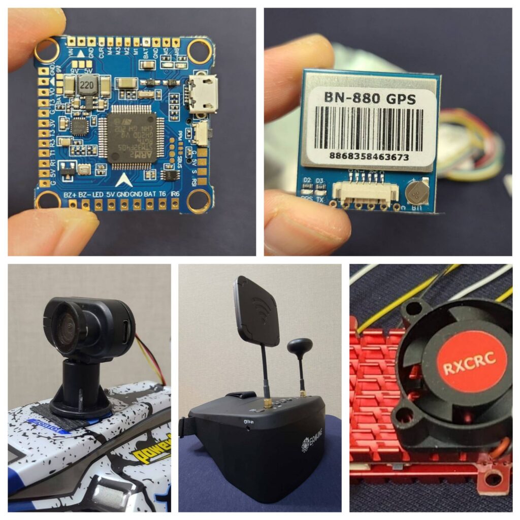 List of items to build an FPV speedometer