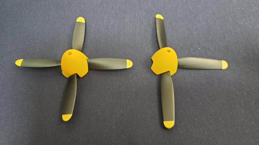 Propeller Comparison Between 400mm and 500mm Mustang RC Planes