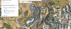 Baldwin Hills RC track on Google Maps